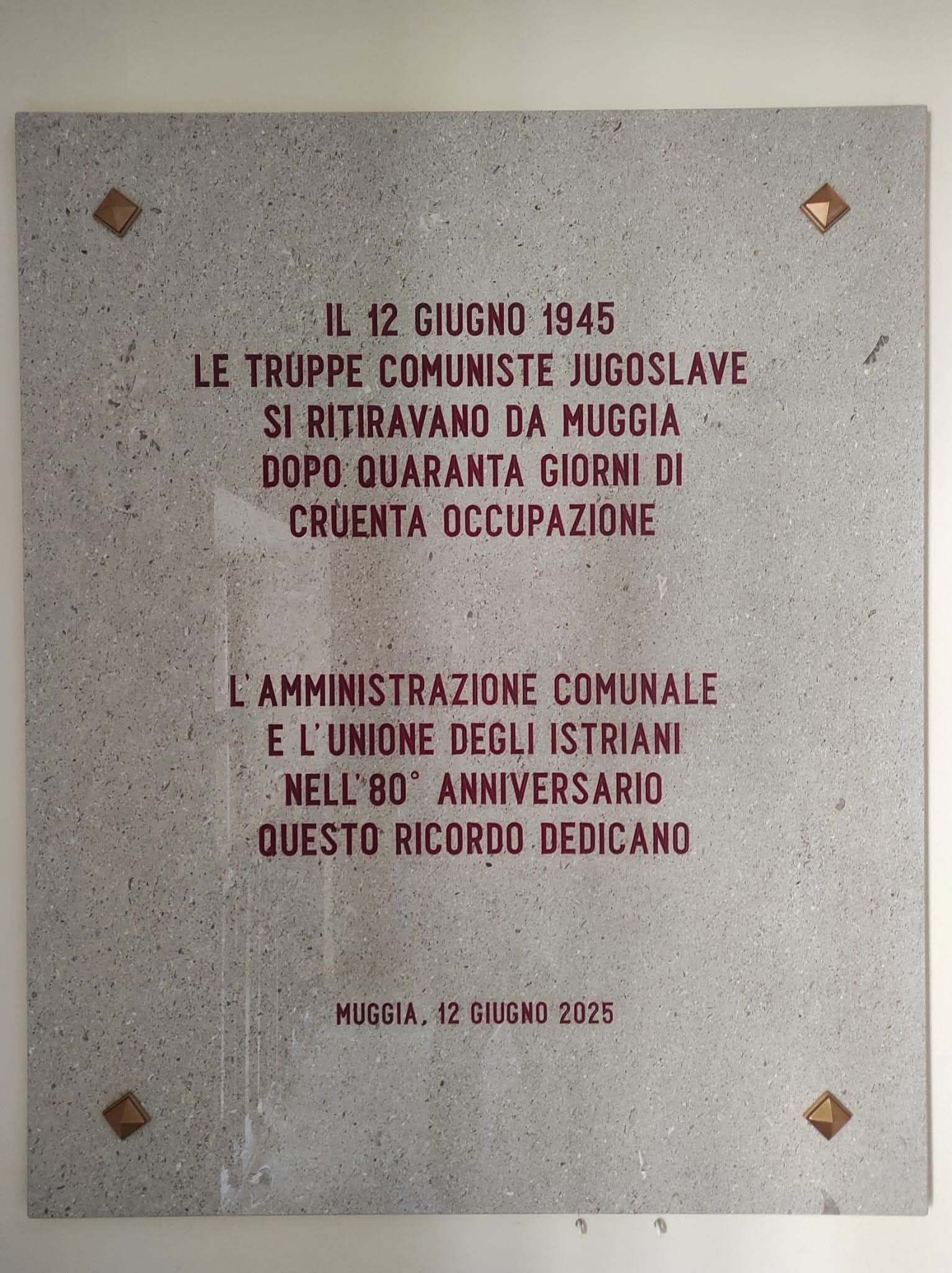 2025.06.12 Liberazione Trieste Muggia 22 - Unione degli Istriani